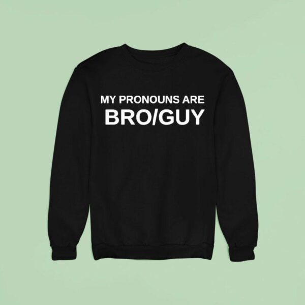 My Pronouns Are Bro Guy Sweatshirt