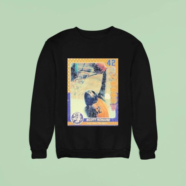 N Wolf Trading Card Scott Howard Guard Beacon Town Beavers Sweatshirt