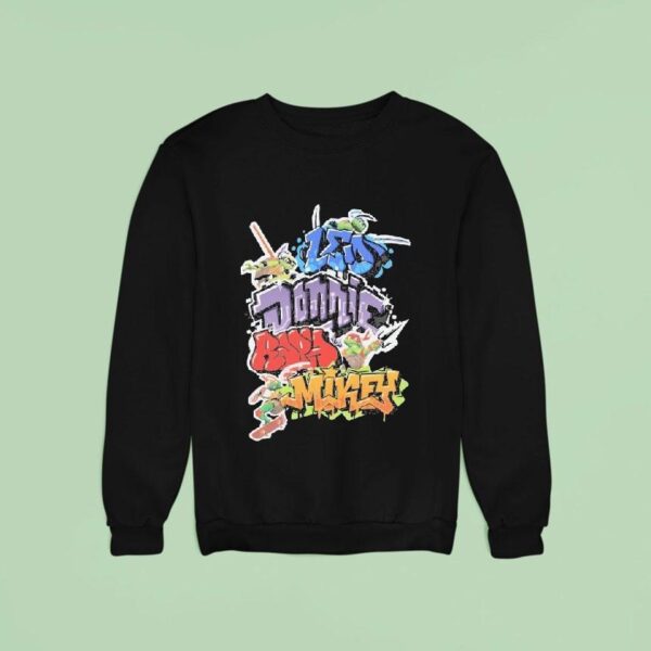 Nage Mutant Ninja Turtles Mutant Mayhem Graffiti Sweatshirt
