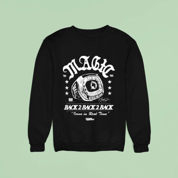 Nas Magic Back Back Back Back Icons In Real Time Champions Sweatshirt