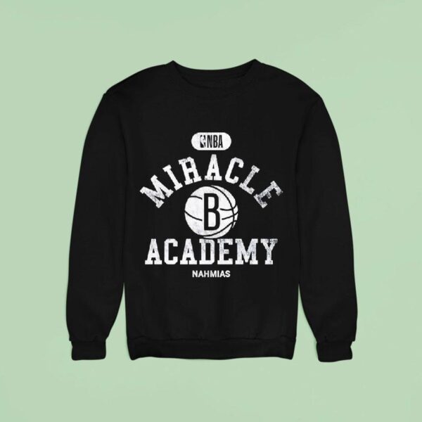 Nba Miracle Academy Brooklyn Nets Basketball Sweatshirt