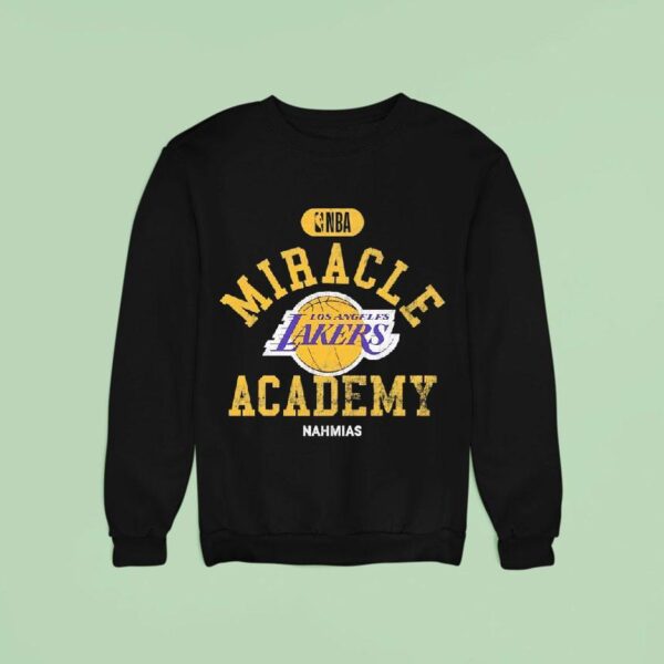 Nba Miracle Academy Los Angeles Lakers Basketball Sweatshirt