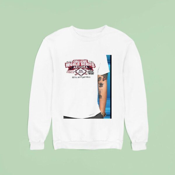 Ncaa Charles Schwab Field Omaha College World Series Arizona Wildcats Th Appearance Sweatshirt