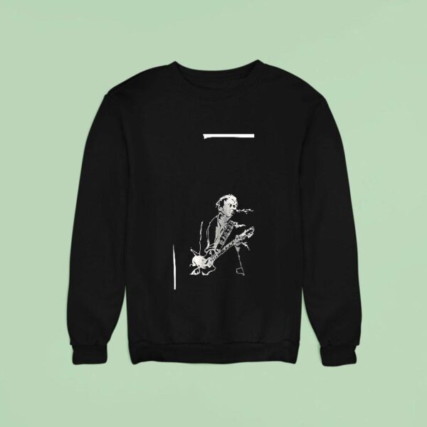 Neil Young North American Tour Locations Portrai Sweatshirt
