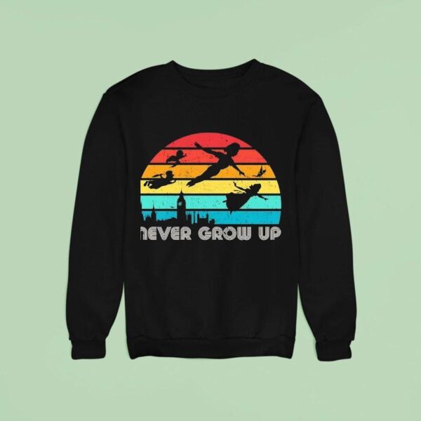 Never Grow Up Vintage Sweatshirt
