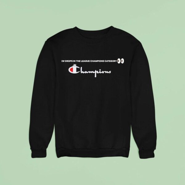 New Drops In The League Champions Category Champions Logo Sweatshirt