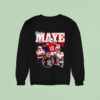 New England Patriots Drake Maye Black Notorious Sweatshirt