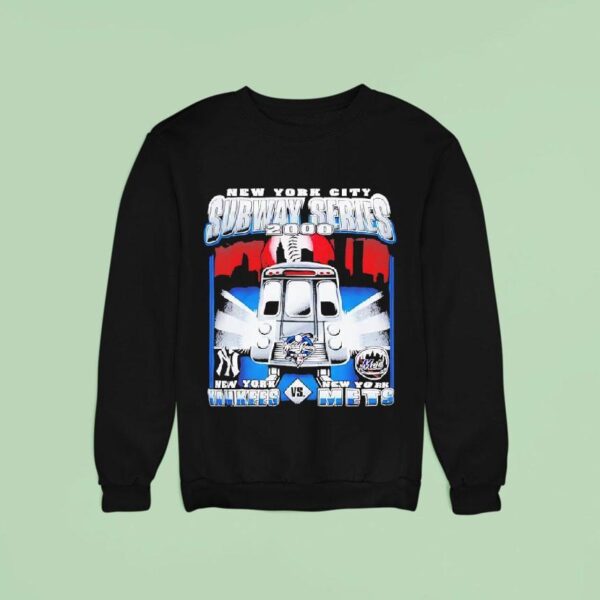 New York City Subway Series New York Yankees Vs New York Mets Vintage Sweatshirt