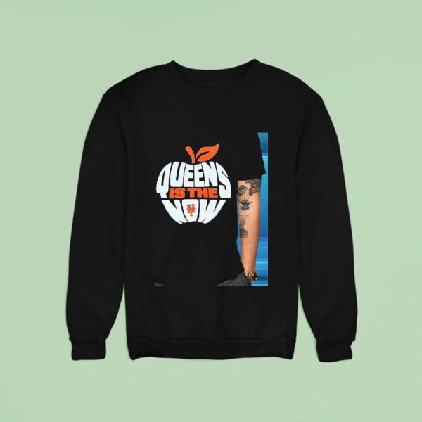 New York Mets Apple Queens Is The Now Sweatshirt