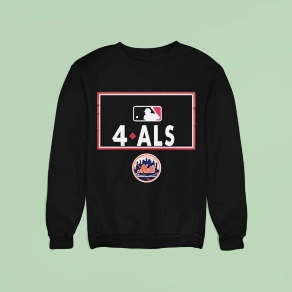 New York Mets Awareness To Als Mlb Sweatshirt