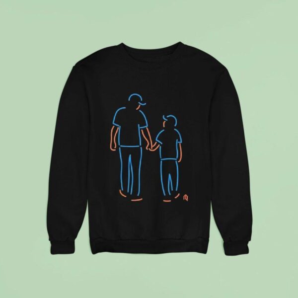 New York Mets Father Son Neon Sweatshirt
