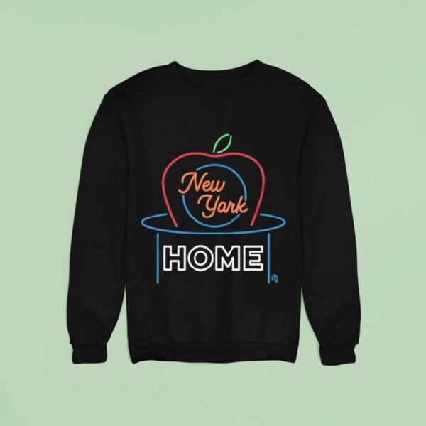 New York Mets Home Apple Neon Sweatshirt
