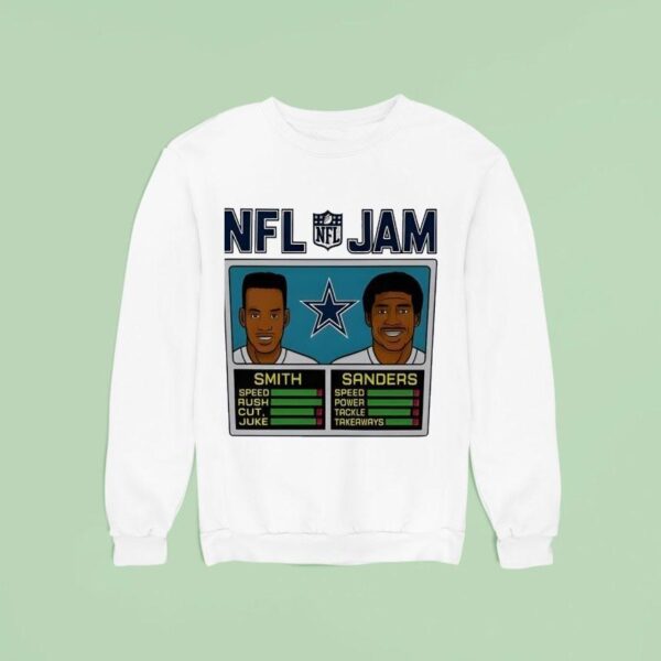 Nfl Jam Smith And Sanders Dallas Cowboys Sweatshirt