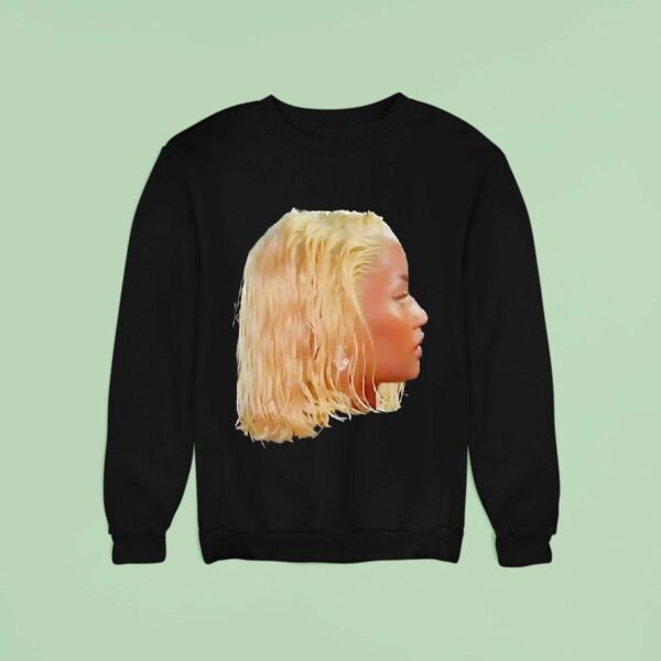 Nicki Minaj Blonde Bob Hairstyle Sweatshirt