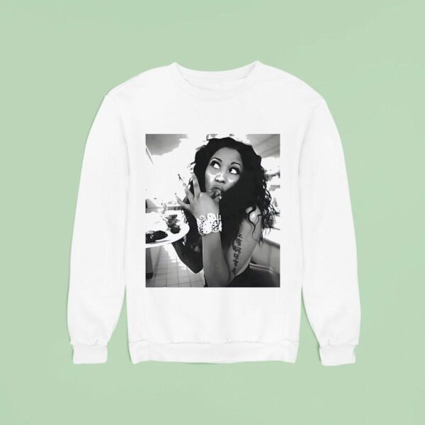 Nicki Minajs Rapper Photo Sweatshirt