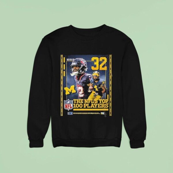 Nico Collins Sports At In On Nfl Top Highlight Nfl American Football Michigan Wolverines Sweatshirt