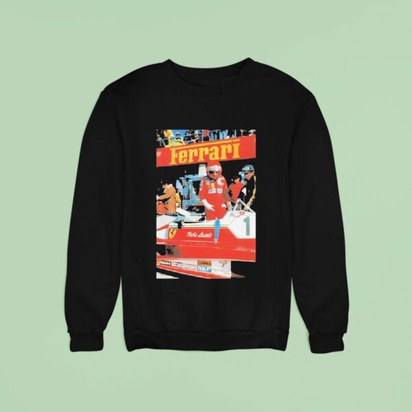 Niki Lauda Number Ferrari Sweatshirt