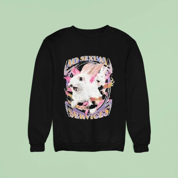 No Sexual Services Fucking Rabbits Sweatshirt