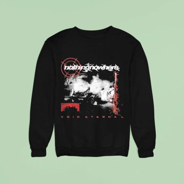 Nothing Nowhere Void Eternal Burning Car Sweatshirt