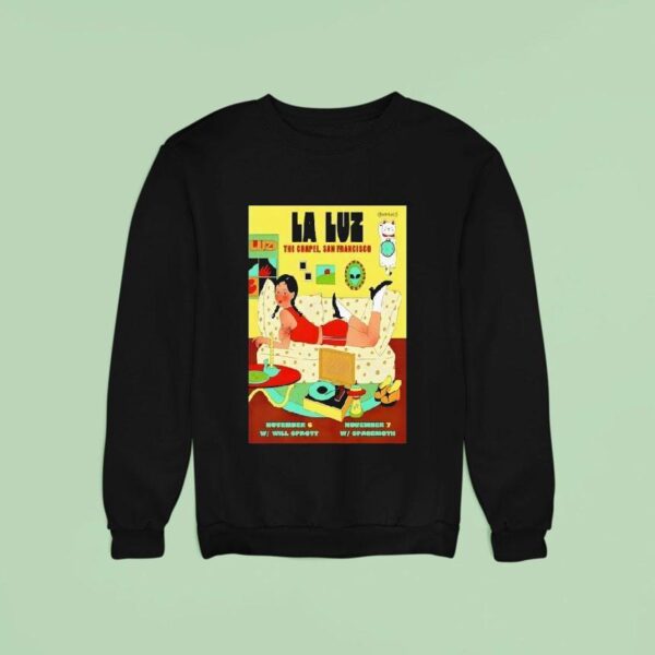 November Show La Luz The Chapel San Francisco Sweatshirt