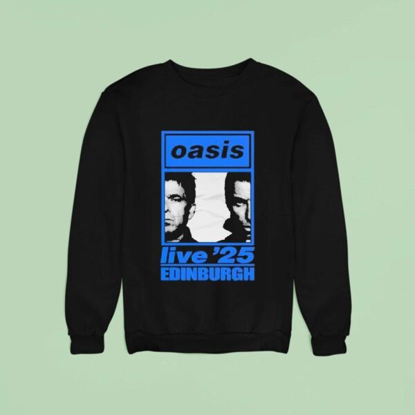 Oasis Live Edinburgh At Scottish Gas Murrayfield On August Sweatshirt