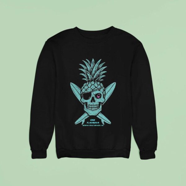 Oib Kahuna Ocean Isle Beach Nc Skull Shark Jolly Sweatshirt