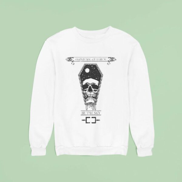 Omnium Gatherum Be The Sky Skull Coffin Sweatshirt
