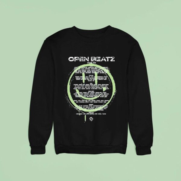Open Beatz Line Up Smiley Sweatshirt