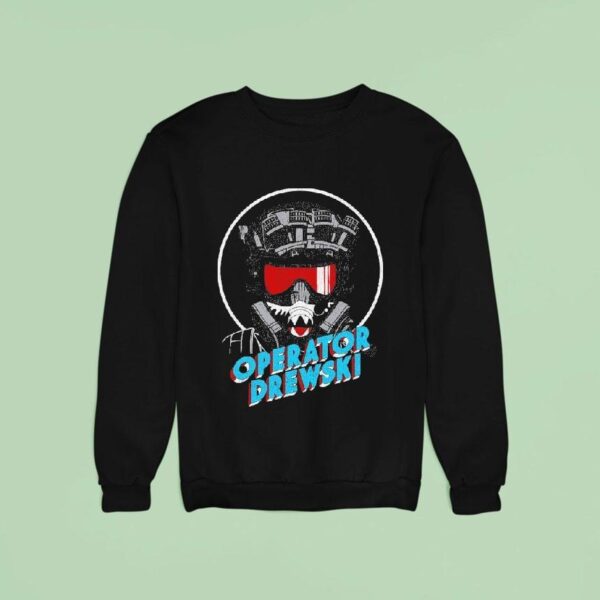 Operator Drewski Cartoon Sweatshirt