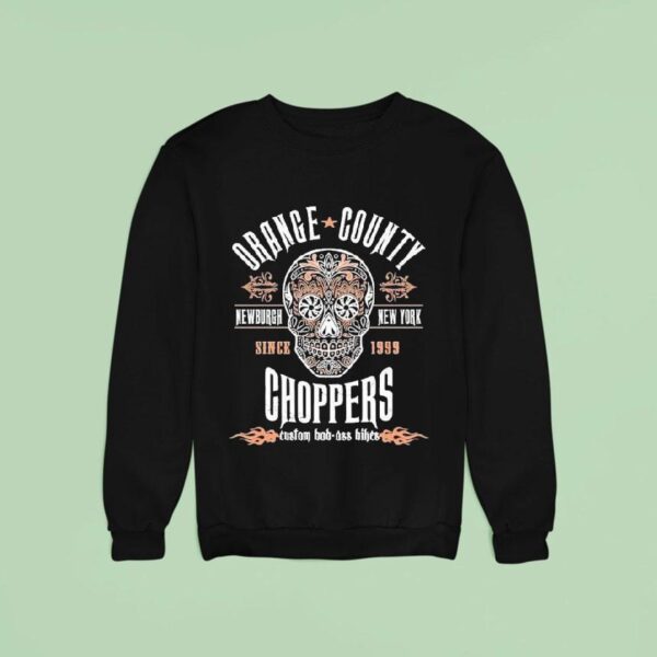 Orange County Choppers Newburgh New York Sugar Skull Sweatshirt