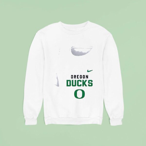 Oregon Ducks Ncaa One Nation Under God Cross Graphic Sweatshirt
