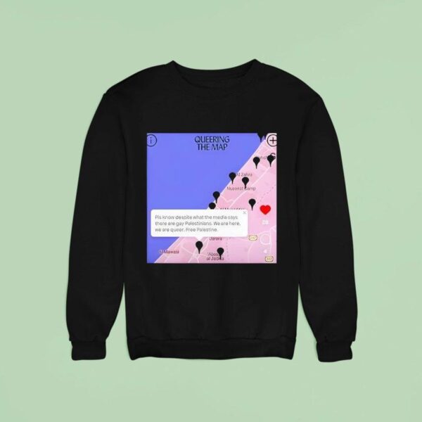 Ottawa Gay Queering The Map Palestine Sweatshirt