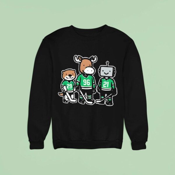 Otter Moose And Robo Guys Sweatshirt