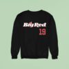 Owen Caissie Chicago Cubs Big Red Sweatshirt