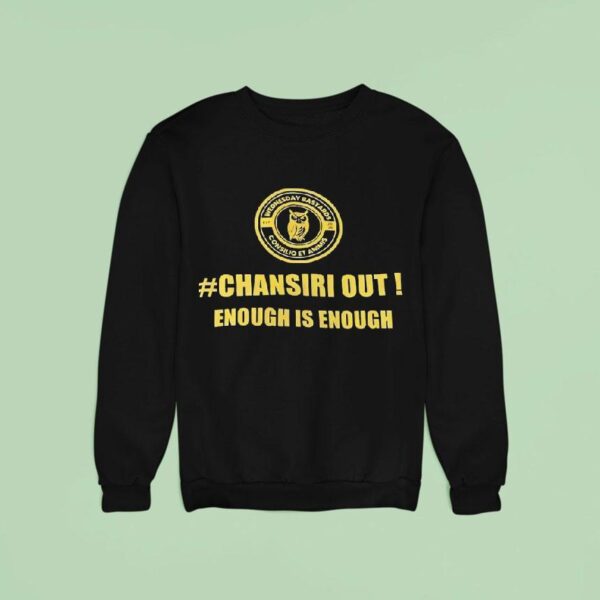 Owl Wednesday Bastards Consilio Et Animals Chansiri Out Enough Is Enough Sweatshirt
