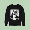 Ozzy Osbourne Screaming Portrait Black And White Sweatshirt