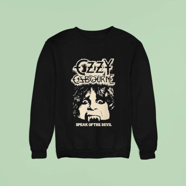 Ozzy Osbourne Speak Of The Devil Face Sweatshirt