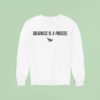 Paper Plane Greatness Is A Process Sweatshirt