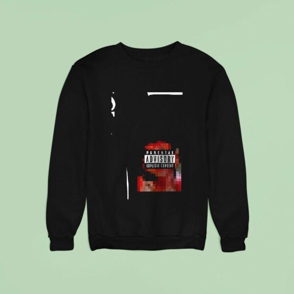 Parental Advisory Explicit Content Jesus Wept Hell Raiser Sweatshirt