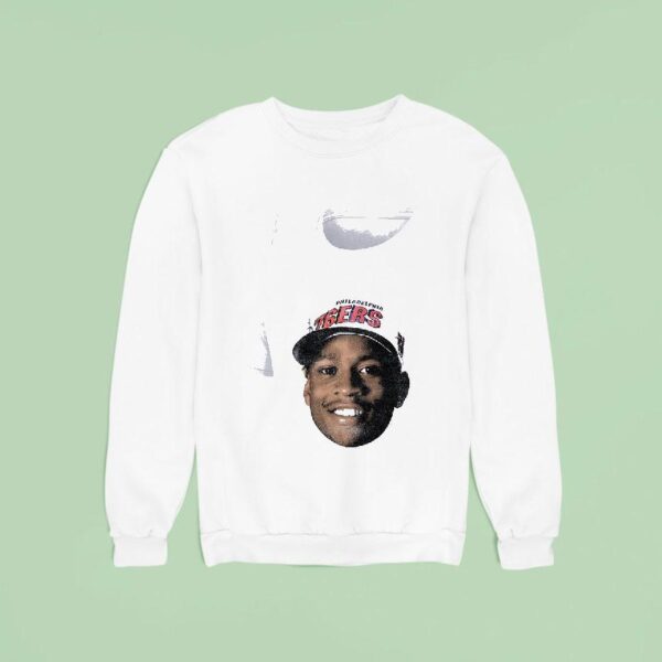 Philadelphia Ers Allen Iverson Portrait Vintage Signature Sweatshirt