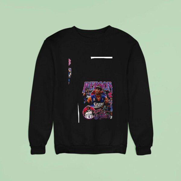 Philadelphia Ers Iverson Allen The Answer We Talkin Bout Practice Signature Sweatshirt