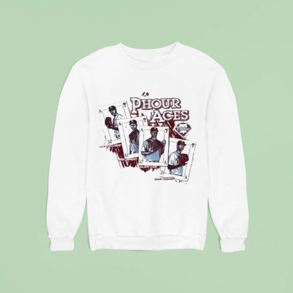 Philadelphia Phillies Phour Aces Cards Sweatshirt