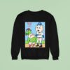 Phillie Phanatic Philadelphia Phillies Ftm Vs Mr Met New York Mets Caricature Sweatshirt