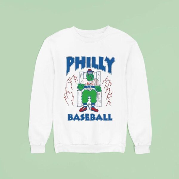Phillie Phanatic Philly Baseball You Judge From The Shore But You Have Never Sunk Into The Deep Where I Dwell Philadelphia Phillies Masco Sweatshirt