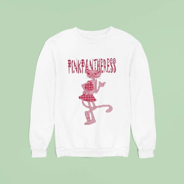 Pink Pantheress Cartoon Sweatshirt