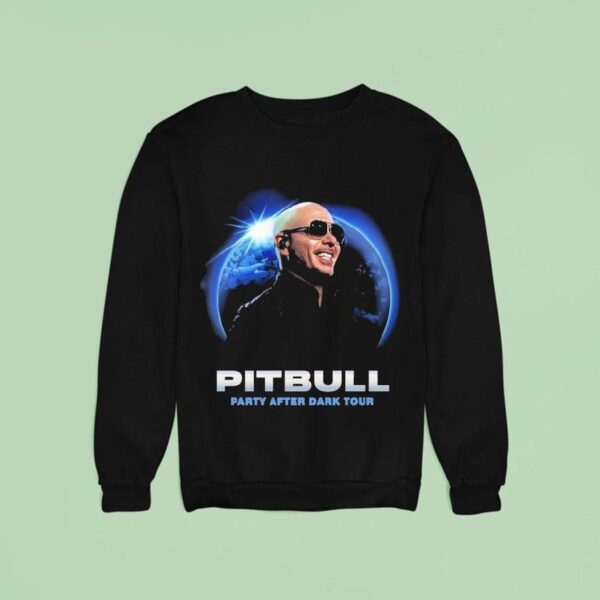 Pitbull Party After Dark Tour Map Sweatshirt