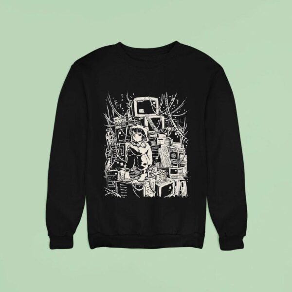 Pixel Eye Bat Wired World Sweatshirt
