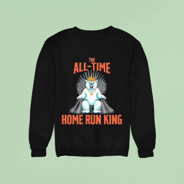 Polar Bear The All Time Home Run King New York Mets Sweatshirt