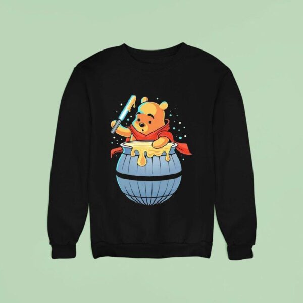 Pooh And A Death Star Honey Po Sweatshirt