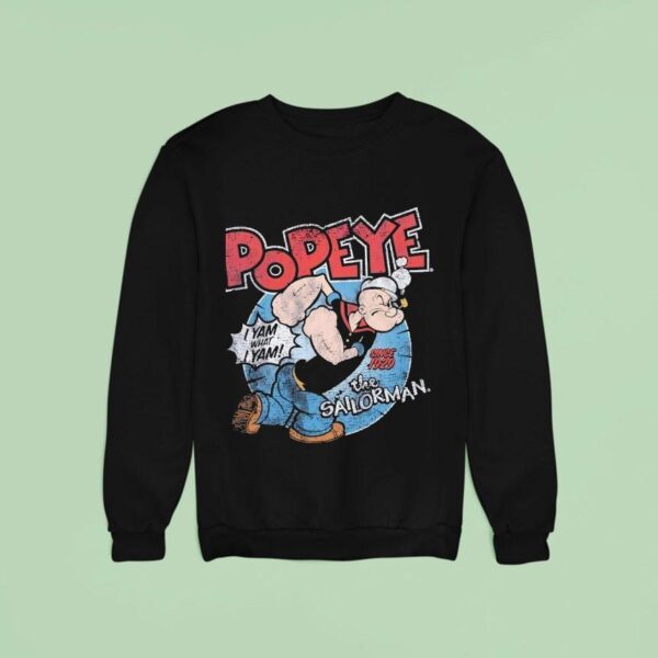 Popeye The Sailorman Since Vintage Sweatshirt